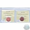 Image 2 : 2011 Non-Magnetic, 2012 Magnetic Canada 1-cent ICCS Certified MS-66 Red. 2pcs