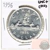 Image 1 : 1956 Canadian Silver Dollar in UNC+