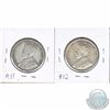 Image 2 : Set of Canadian Silver 50 cents. Dated 1914 & 1929. 2pcs