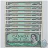 Image 1 : 9 x 1954 $1.00 Notes with Consecutive Serial Numbers all in UNC Condition