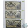 Image 1 : Complete Signature Type Set of the 1900 25c issue. Included are three 25-cent Notes; one of each sig