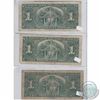 Image 2 : Complete Signature Type Set of the 1937 $1.00 issue. Included are three notes; one of each signature