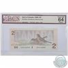 Image 1 : 1986 Replacement $2.00 Note from the Bank of Canada, Crow-Bouey signatures, Prefix ARX, BCS Certifie