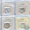 Image 2 : Estate Lot 4x Canada 1953-1965 25-cents ICCS Certified coins. You will receive the following dates: 