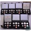 Image 1 : Group Lot of 7x Canada Double Penny Sets (sets have toned coins and/or scratched hard plastic and/or