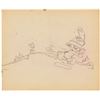 Image 1 : Little Hiawatha and Bear Cub production publicity drawing