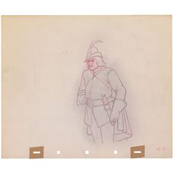 The Huntsman production drawing from Snow White and the Seven Dwarfs