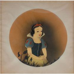 Snow White production cel from Snow White and the Seven Dwarfs