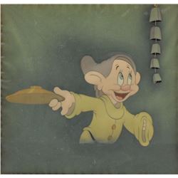 Dopey production cel from Snow White and the Seven Dwarfs