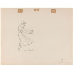 Briar Rose production drawing from Sleeping Beauty