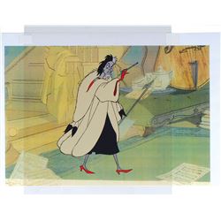 Cruella de Vil production cel from 101 Dalmatians