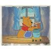 Image 1 : Winnie the Pooh keymaster hand-painted background set-up with matching production drawing from The W