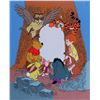 Image 1 : Winnie the Pooh and Friends production merchandising cel with matching drawing