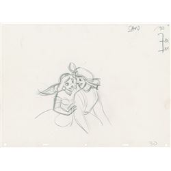 Aladdin and Jasmine production drawing from Aladdin