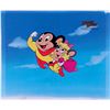 Image 1 : Mighty Mouse and Pearl Pureheart publicity cel from Mighty Mouse