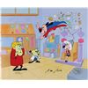 Image 1 : Underdog, Sweet Polly Purebred, Simon Bar Sinister, and Cad Lackey limited edition cel