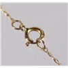 Image 4 : 14 K YELLOW GOLD DIAMOND HEART NECKLACE WITH 20" 14 K YELLOW GOLD CHAIN. 44