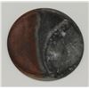 Image 2 : LINCOLN CENT MINT ERROR, OFF CENTER AND UNPLATED, NO DATE, ANACS MS-63 RARE!!!