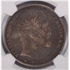 Image 2 : 1855 FK-VS DENMARK 2RD, NGC XF   RARE!