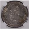 Image 2 : 1892 SOUTH AFRICA 5S SINGLE SHAFT, NGC AU-55 VERY RARE COIN!