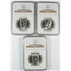 Image 1 : 3-1968-D KENNEDY HALF DOLLARS NGC MS65 GEMS