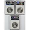 Image 2 : 3-1968-D KENNEDY HALF DOLLARS NGC MS65 GEMS
