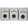 Image 1 : 3-1966 WASHINGTON QUARTERS SMS NGC MS67