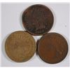 Image 1 : INDIAN CENTS: 1864 CN VG, 1864 BR G, 1864-L DAMAGE