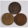 Image 2 : INDIAN CENTS: 1864 CN VG, 1864 BR G, 1864-L DAMAGE