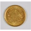 Image 2 : 1852 $1 GOLD BU