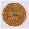Image 2 : 1838 $2.5 GOLD CLASSIC HEAD XF LIGHT MARK ON REV.