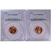 Image 1 : ( 2 ) 1936 LINCOLN CENTS, PCGS MS-66 RED