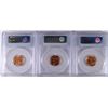 Image 2 : 3-PCGS GRADED LINCOLN CENT: 1934 MS-65 RED, 1938-D MS-66 RED & 1942-S MS-66 RED