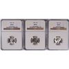 Image 1 : (3) 1944 MERCURY DIMES NGC MS 65