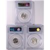 Image 2 : LOT OF ( 3 ) 1946 ROOSEVELT DIMES, PCGS MS-66 FULL BANDS