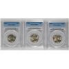 Image 1 : ( 3 ) 1954 WASHINGTON QUARTERS, PCGS MS-65