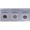 Image 1 : ( 3 ) PCGS GRADED PROOF WASHINGTON QUARTERS: 1957 PROOF-66 & 1958 PROOF 65 & 67