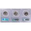 Image 2 : ( 3 ) PCGS GRADED PROOF WASHINGTON QUARTERS: 1957 PROOF-66 & 1958 PROOF 65 & 67
