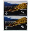 Image 1 : ( 2 ) 2014 SILVER AMERICA THE BEAUTIFUL QUARTER PROOF SETS ORIG BOXES/CERTS