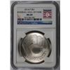 Image 1 : 2014 BASEBALL HALL OF FAME COMMEMORATIVE SILVER DOLLAR, NGC  MS-69