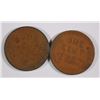 Image 2 : 2-1924-D LINCOLN CENTS KEY DATE G-VG