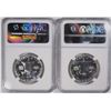 Image 2 : 2-1961 FRANKLIN HALF DOLLAR NGC PROOF 67!