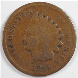 1871 INDIAN HEAD CENT G/VG (KEY DATE)