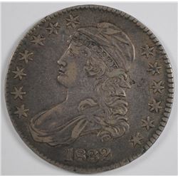 1832 BUST HALF DOLLAR XF/AU (NICE ORGINAL LOOKING COIN)