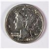 Image 1 : 1927-D MERCURY DIME, XF+   SEMI-KEY COIN!