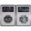 Image 2 : 2-1961 FRANKLIN HALF DOLLARS NGC PROOF 67 SUPERB!