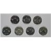 Image 2 : ( 7 ) PROOF FRANKLIN HALF DOLLARS 1959-1963