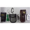 Image 2 : Box of Various Multi-Tools and Pocket Knives with Pouches. New and Used.
