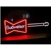 Image 1 : Budweiser Guitar NEON Sign, 15"x41", NO SHIPPING, PICK-UP ONLY, NO RESERVE!