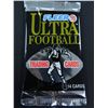 Image 1 : Six (6) Unopened Packs of 1991 Fleer Ultra Football Cards, 14 cards per pack
